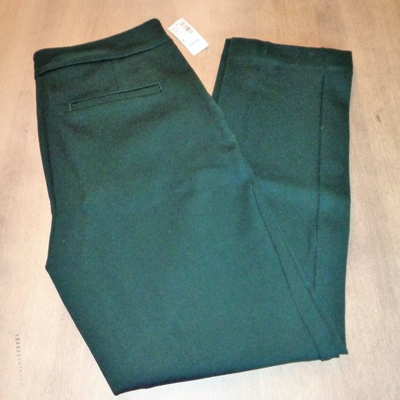 Green Straight Pants The Modern Stretch - Picture 3 of 14
